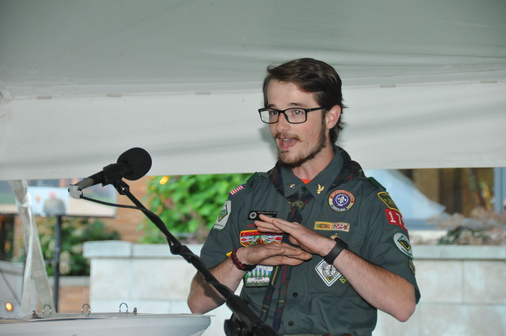 Eagle Scout Joe Matthews